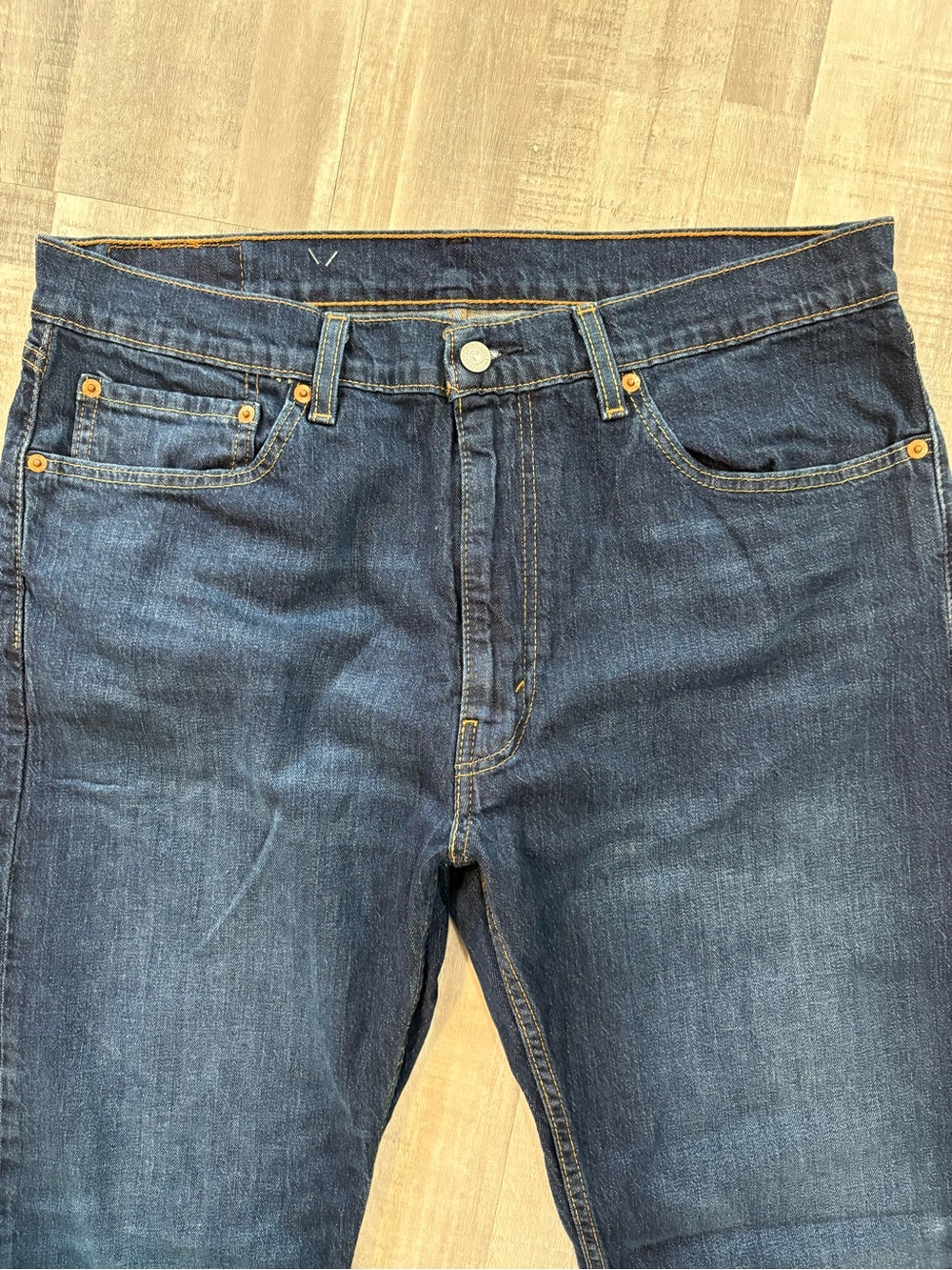 Levis 505 Regular Fit Jeans, Size 36x30